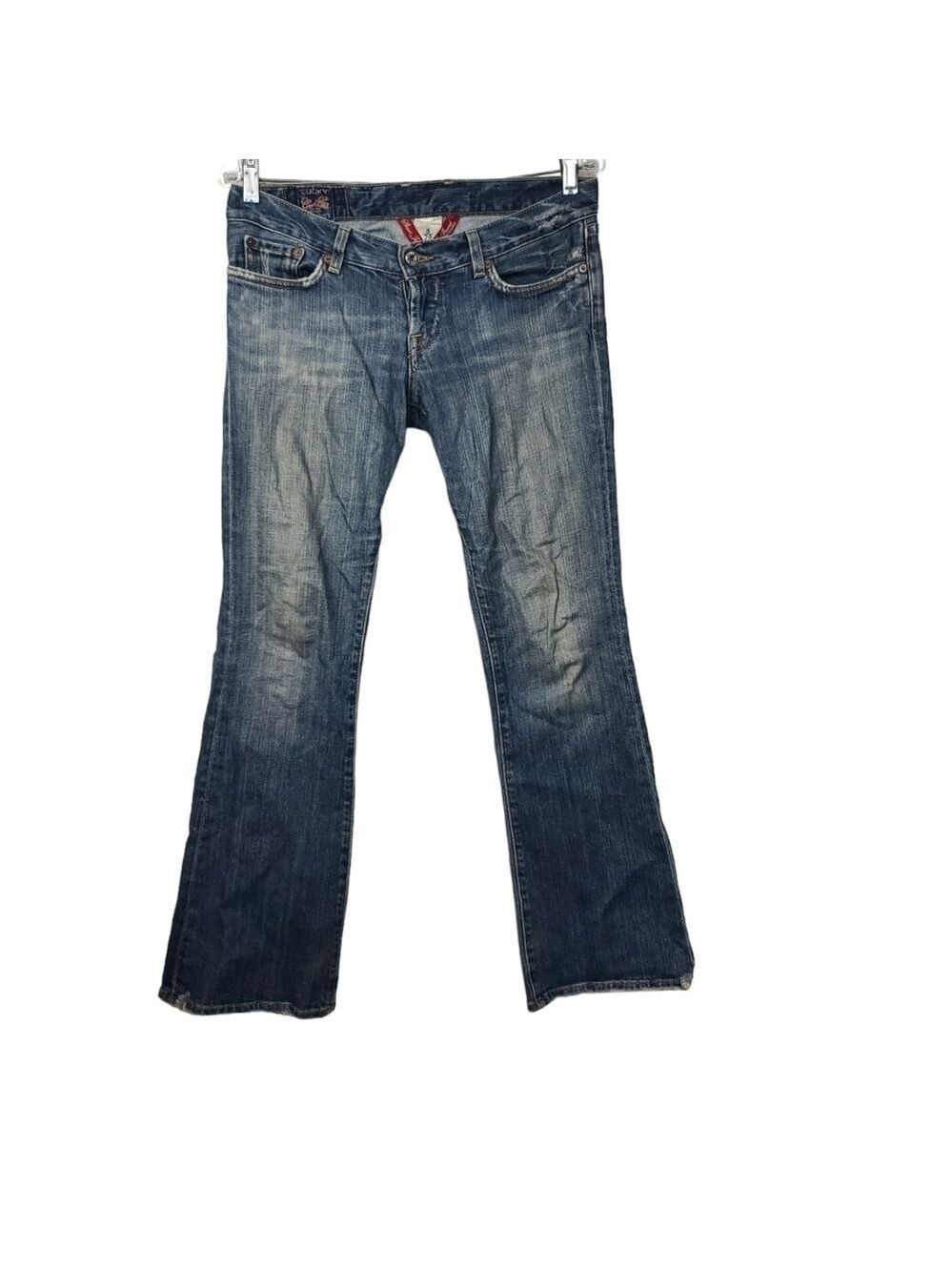 Lucky Brand Distressed Button Fly Denim Jeans 6/28